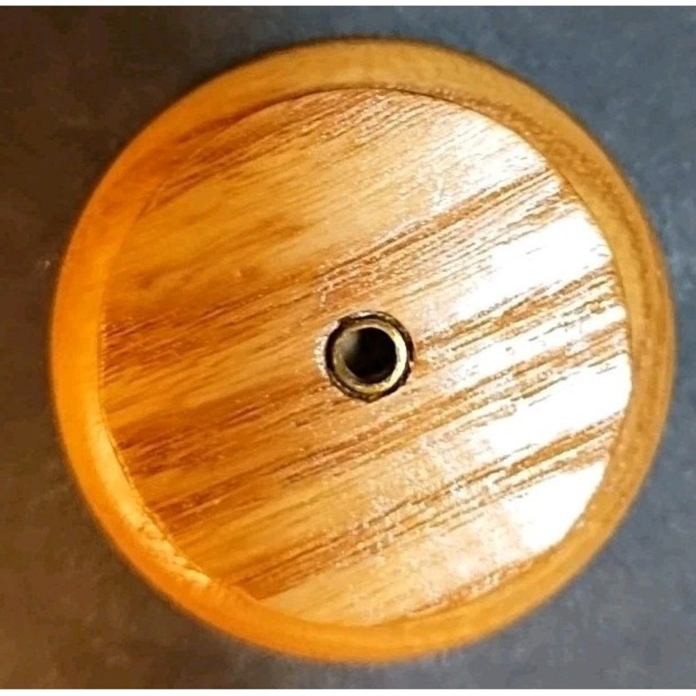 13 Pine Wood Knobs 1 3/4" Round Wooden Drawer Cabinet Dresser Pulls 1.75 Inches - Picture 4 of 5
